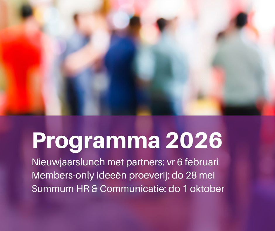 Programma 2026 met dagen